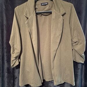 Olive Green Blazer for Women